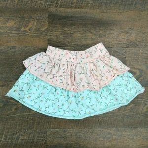 BCBGirls pastel floral skirt